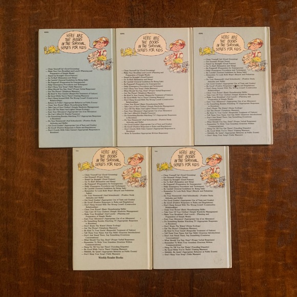 VTG The Survival Series for Kids What To Do When Your Mom Or Dad Says 10pc Books - Picture 15 of 16